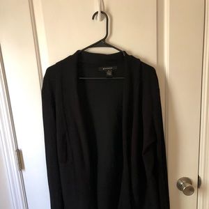 Black cardigan